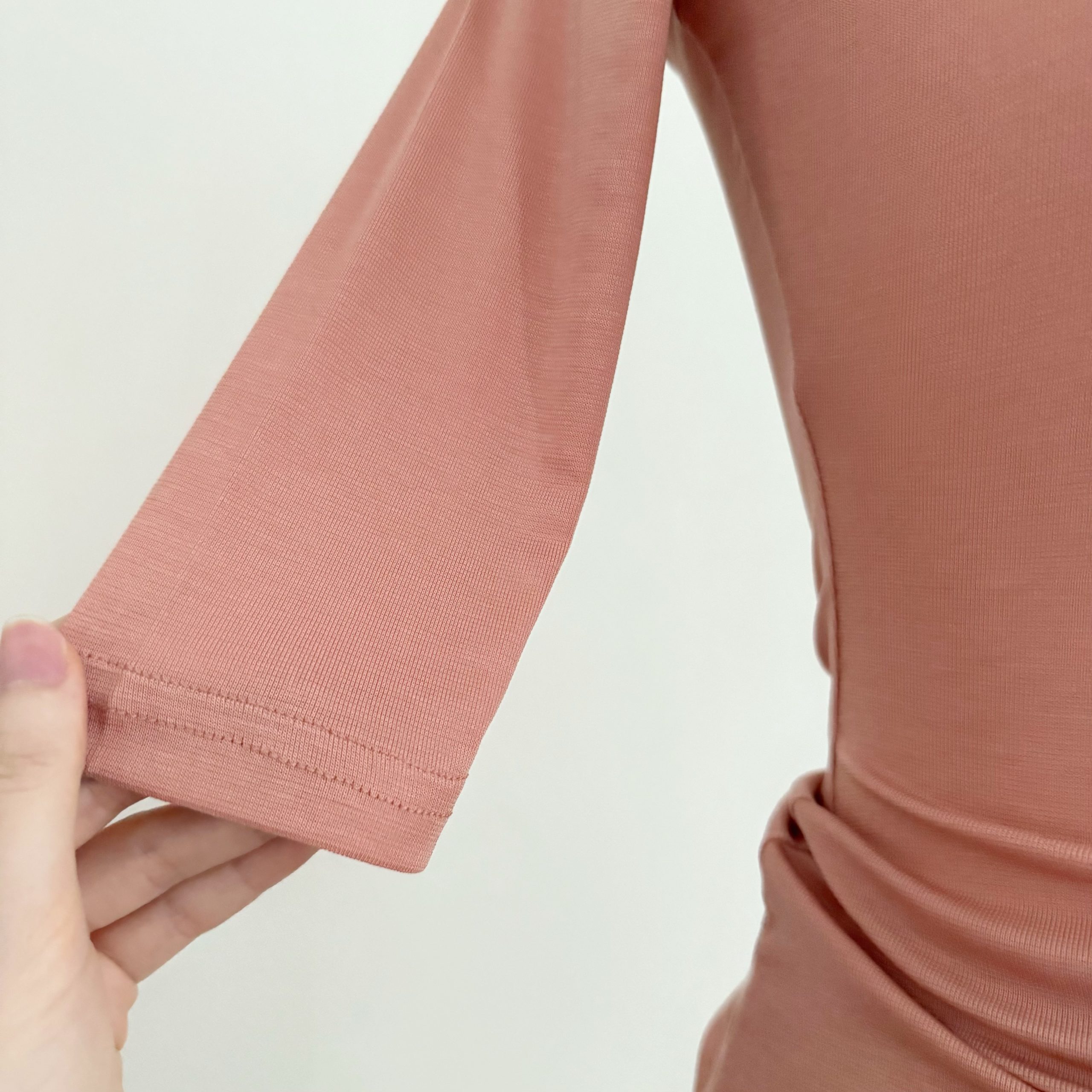 Salmon Women's Slim Fit Knit Top Casual Summer 2026 - Image 4